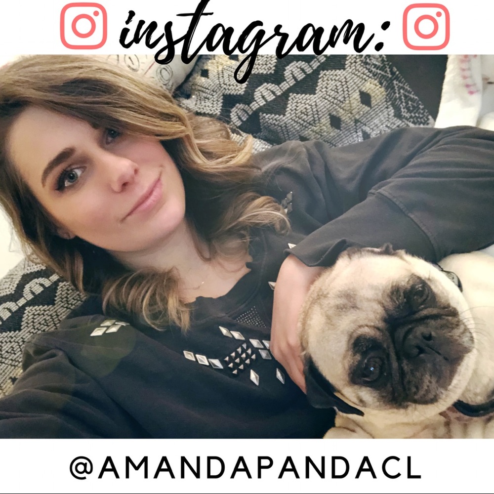 FOLLOW ME ON INSTAGRAM! @amandapandacl